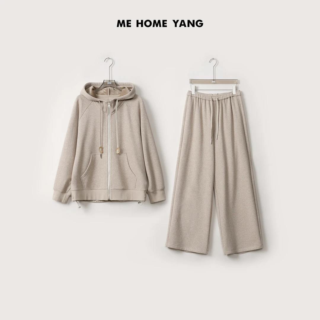 ME【糯米绒套装】软糯舒适松弛感两件套时尚通勤套装MEQA2069加绒