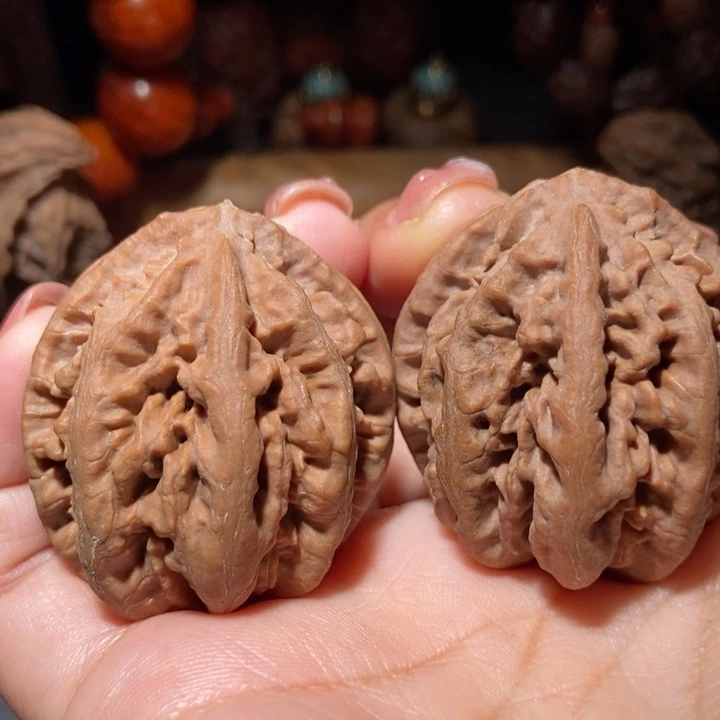 把件文玩核桃东北楸子小雪112