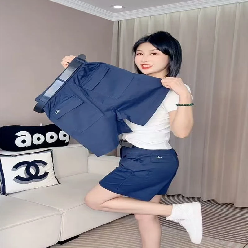 薄款宽松显瘦五分工装裤女2025年夏季洋气潮流百搭水洗棉休闲短裤