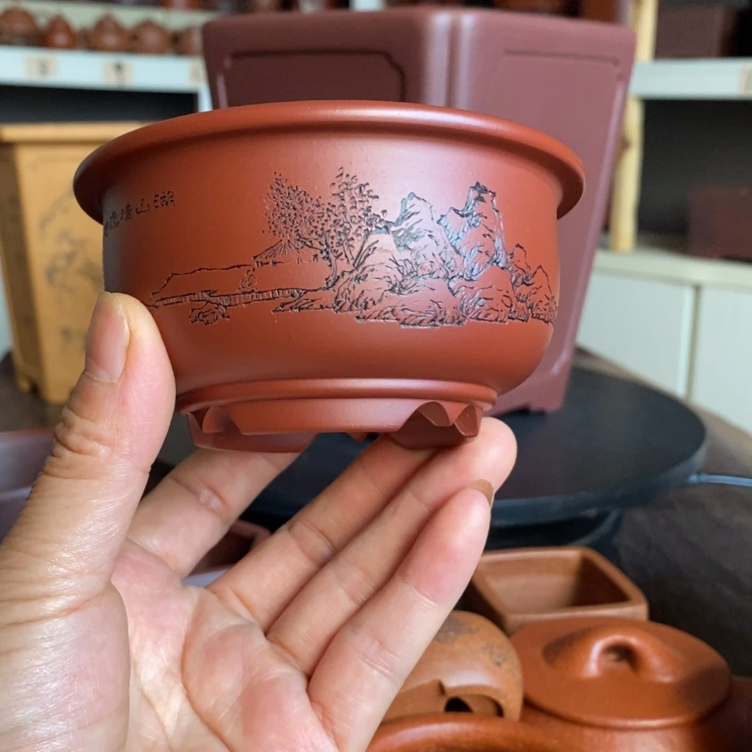 紫砂花盆素*花盆2222222