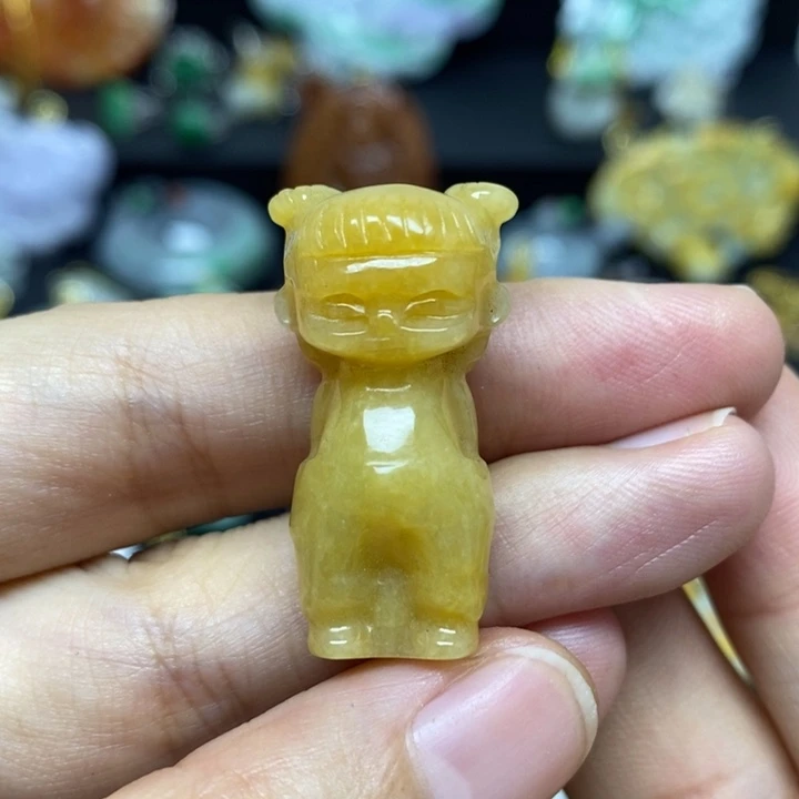 翡翠未镶嵌项链翡翠