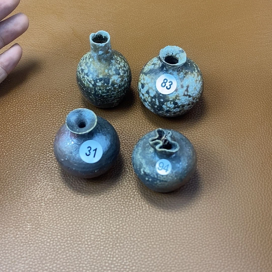 手工粗陶、柴烧茶器