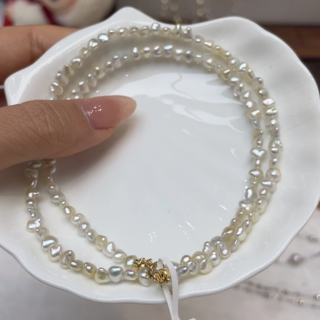 海水珍珠颈饰18K金镶嵌