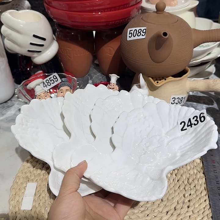 瓷片微瑕陶瓷满15包邮2436