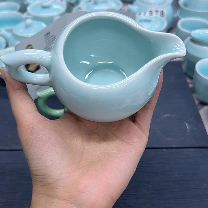 龙泉云间青瓷小米茶器