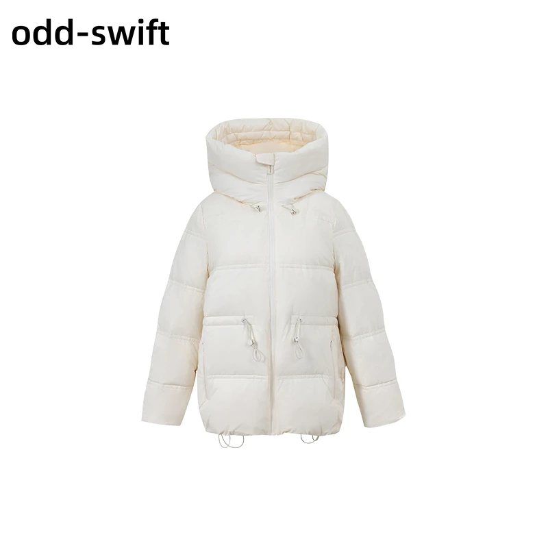 【姿姐专享】【ODD-SWIFT】四防新国标90白鸭绒收腰款羽绒服DX243060
