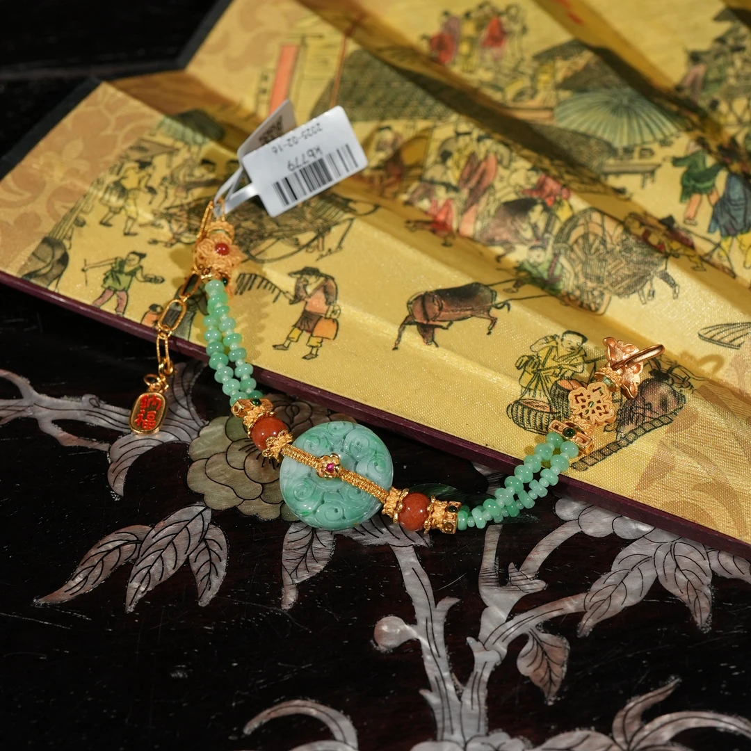 2.16香港王老板-翡翠手链手串kb779