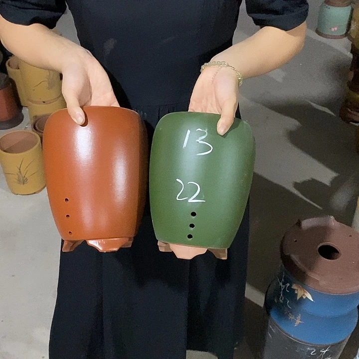 紫砂花盆紫砂花盆
