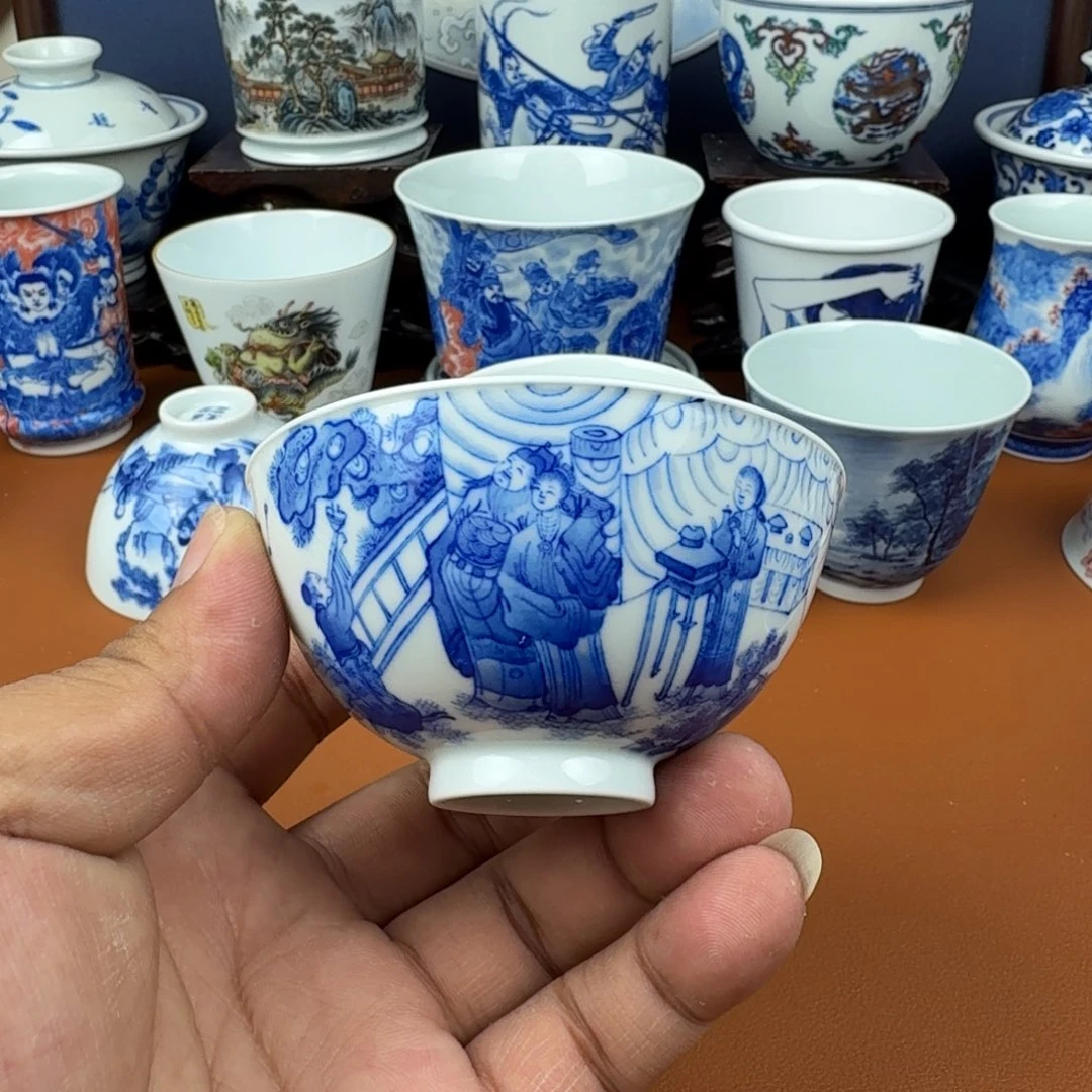 杯子景德镇全手工手绘陶瓷