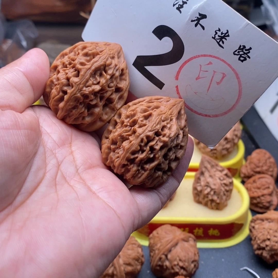 把件文玩核桃37鸡心