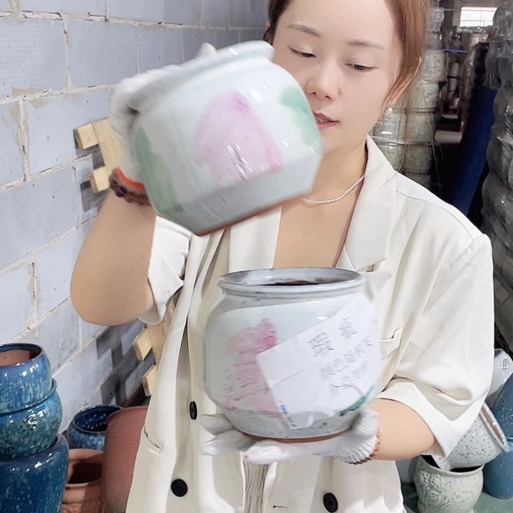 红陶瑕疵高15/15两个