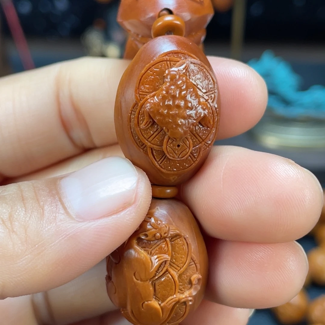 大***帅手串/手链橄榄核八方来财6316