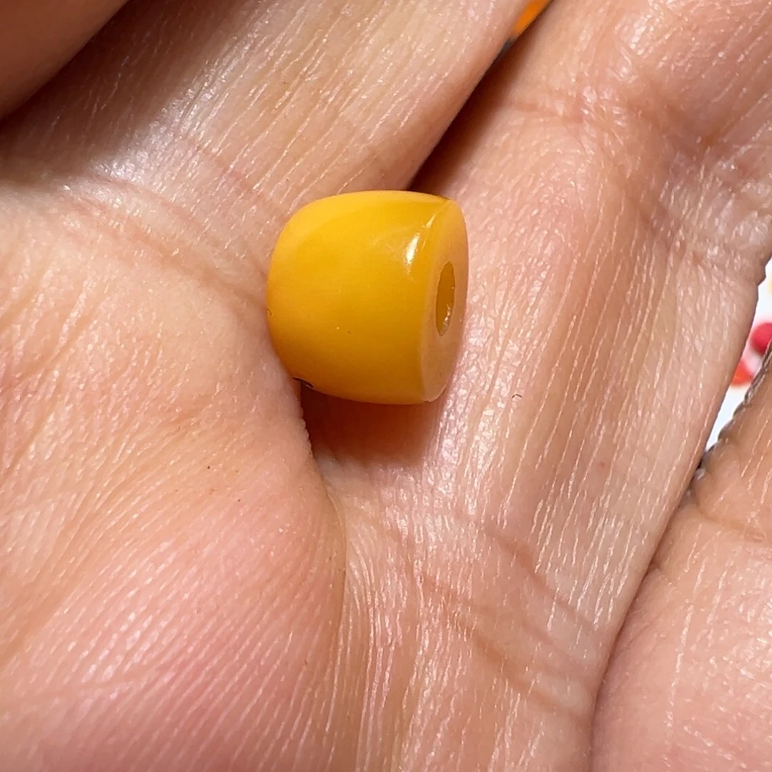 颈饰玻璃墨白藏传出品12