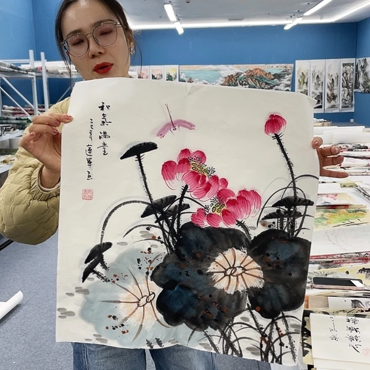 国画纯手绘国画作品