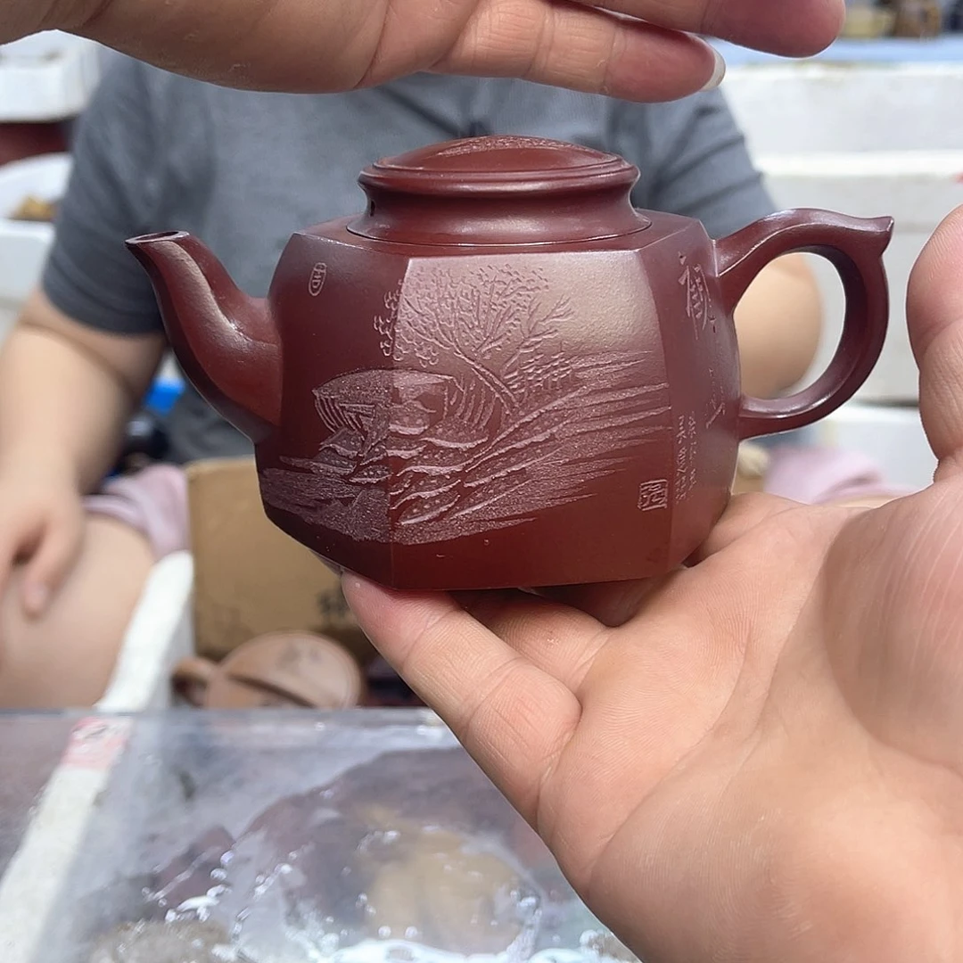 茶壶紫砂宜兴紫砂壶瑕疵