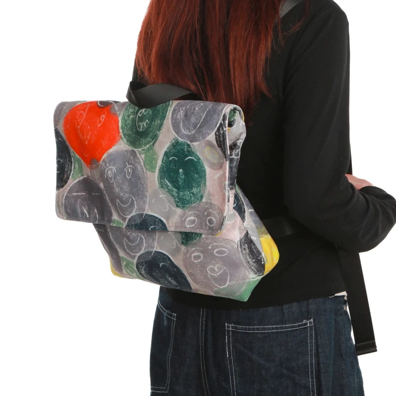 无则艺【翻盖背包】原创小众文艺时尚翻盖百搭双肩包