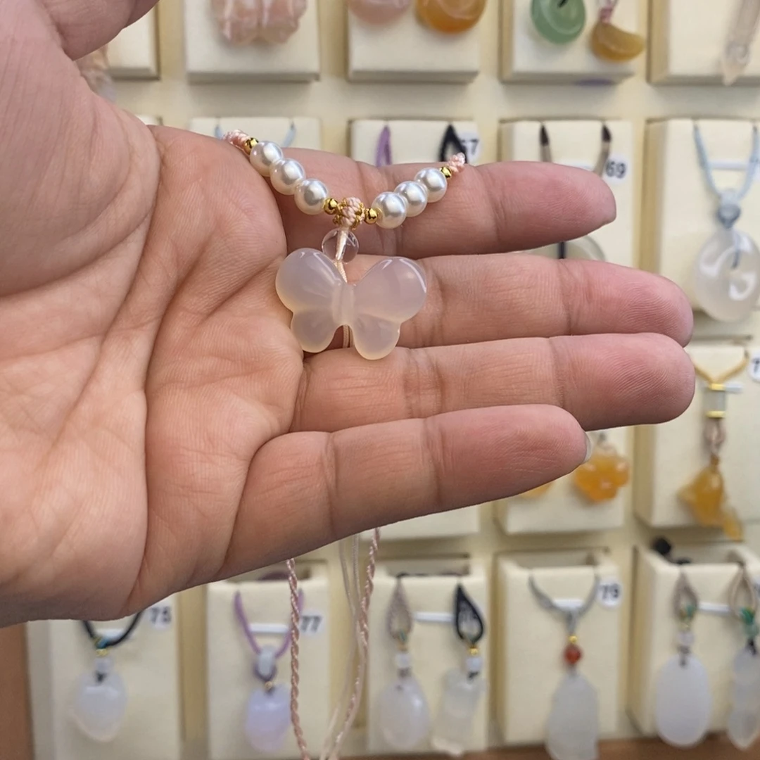 玛瑙/玉髓颈饰未镶嵌爱**己