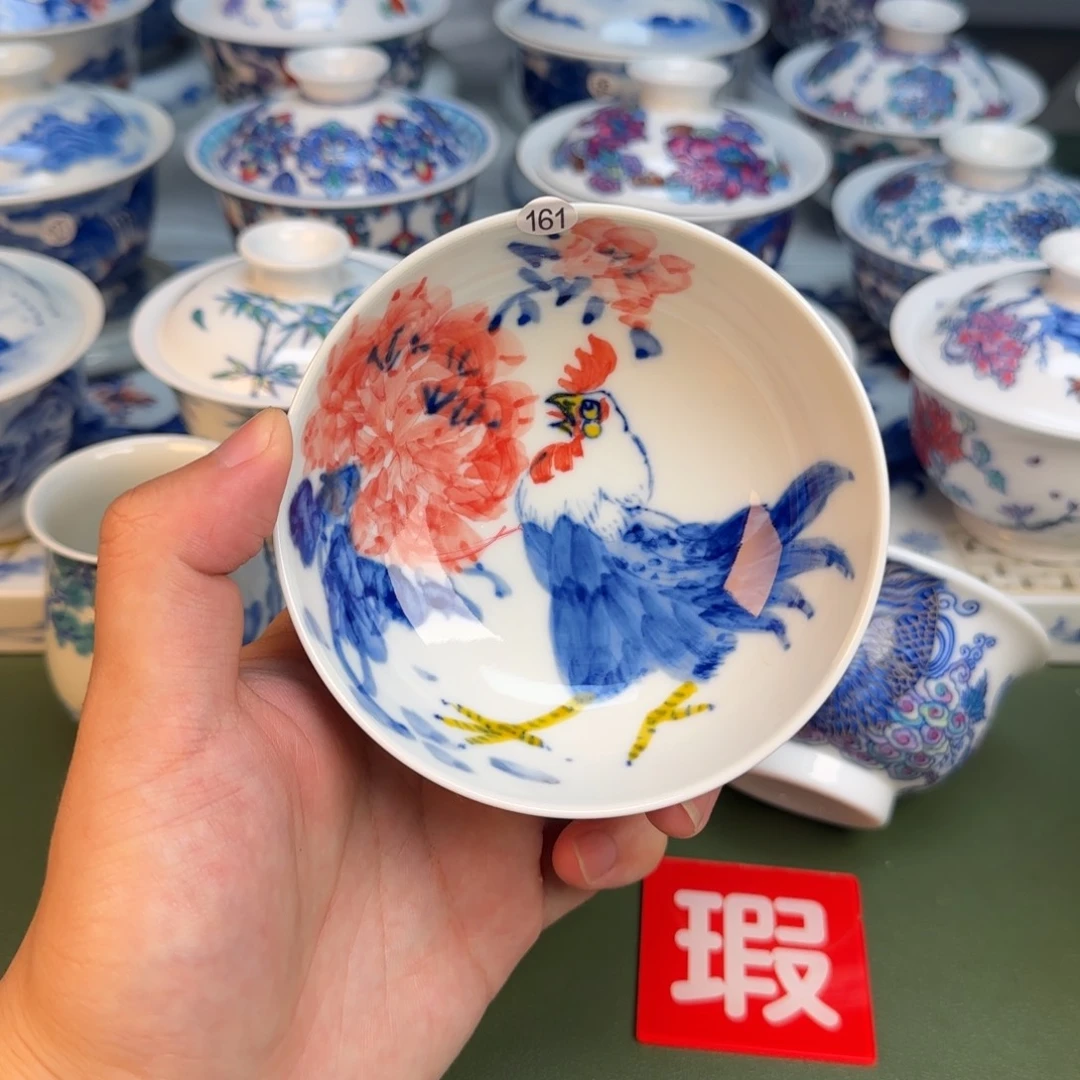 彦祖纯手工手绘茶具161