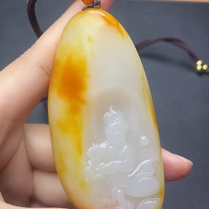 和田玉挂件未镶嵌N