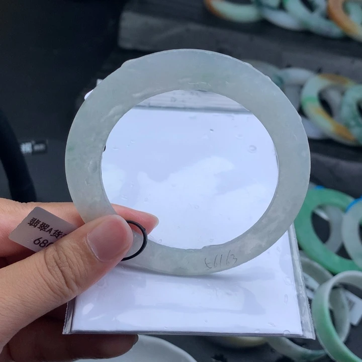 定制翡翠翡翠手镯56-60未镶嵌