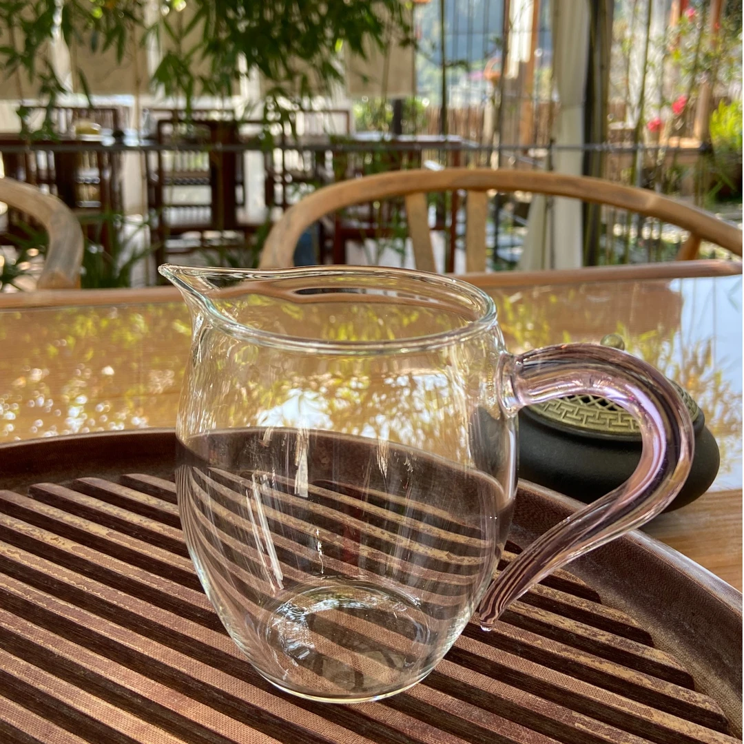 【闪购产品】T77玻璃加厚透明耐热公道杯