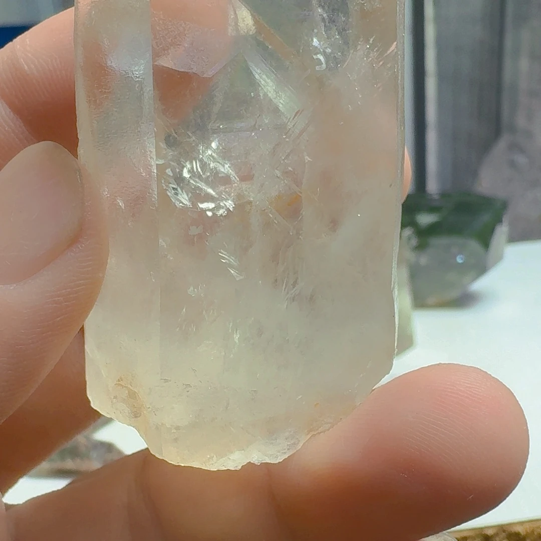 水晶珠宝半成品未镶嵌海*面