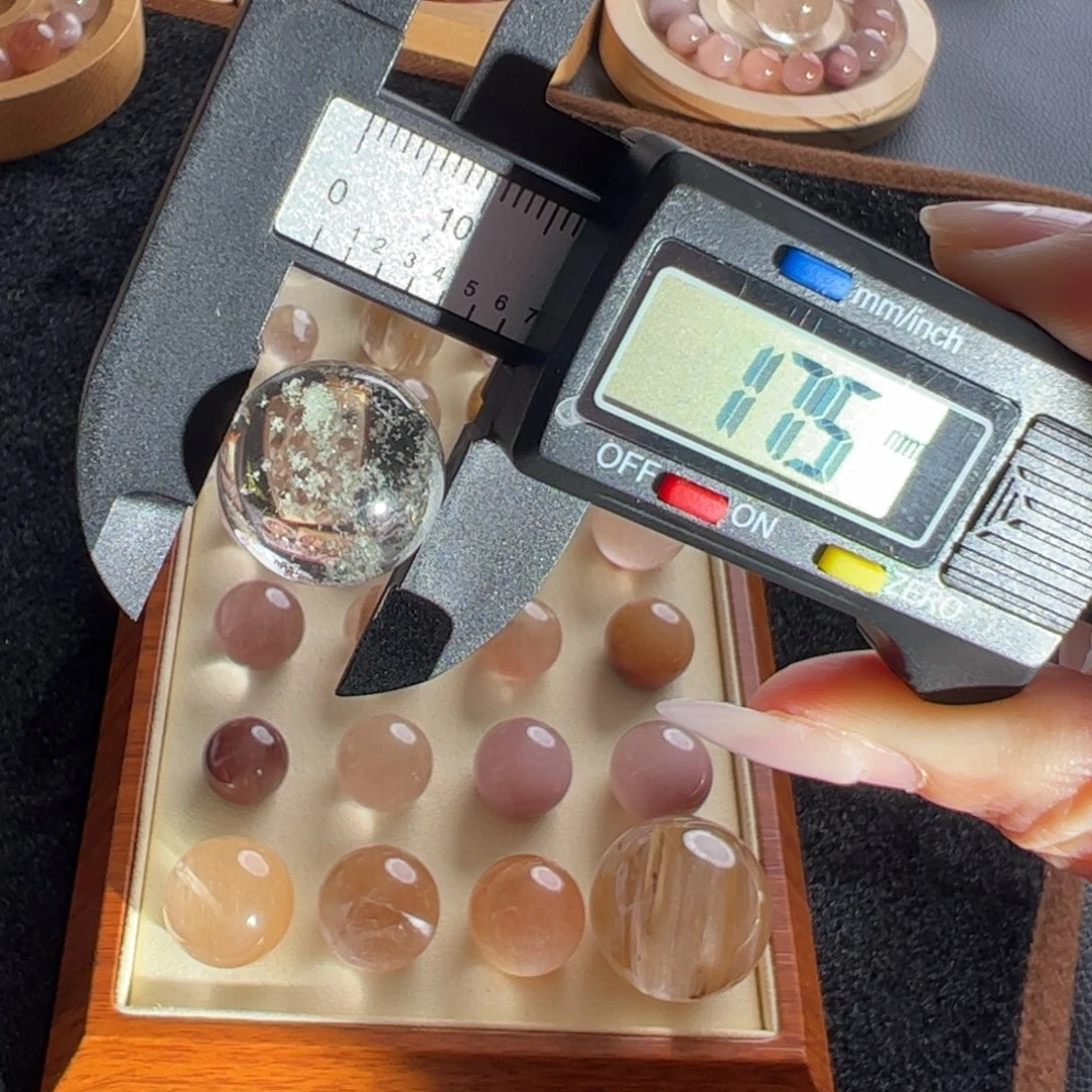 /***菇水晶手链未镶嵌17.5m定制通孔不退不换