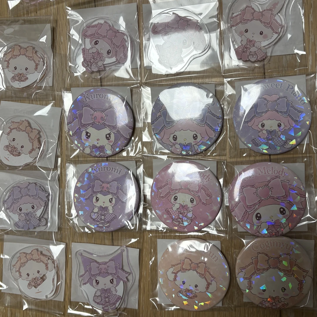 三丽鸥明款吧唧徽章 美乐蒂小羊库洛米 日版正版动漫周边