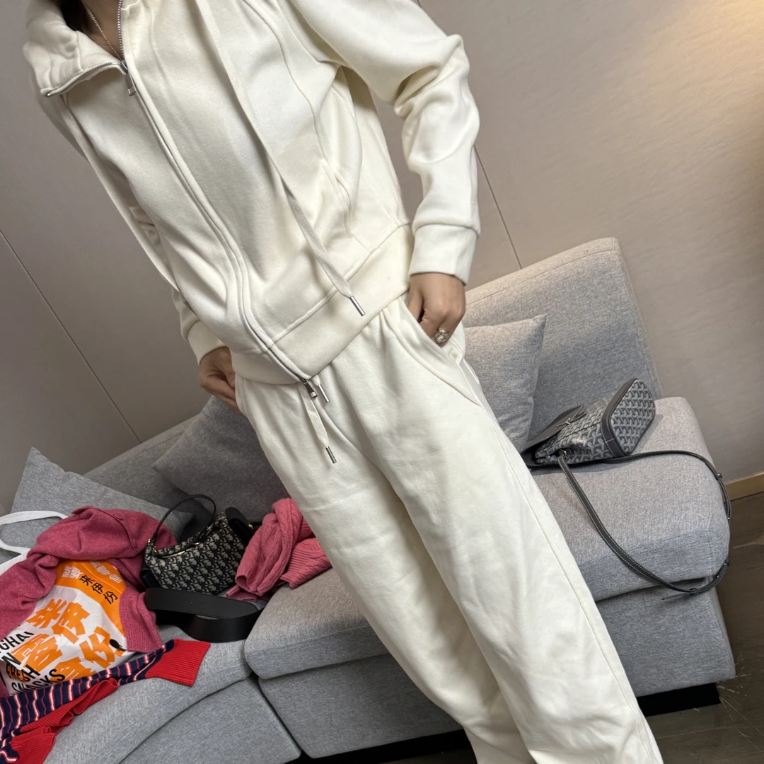 7151秋季新款澳柔棉显瘦宽松百搭女士休闲运动套装