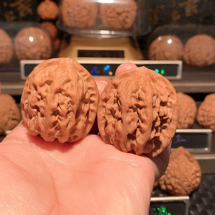 文玩核桃把件磐石