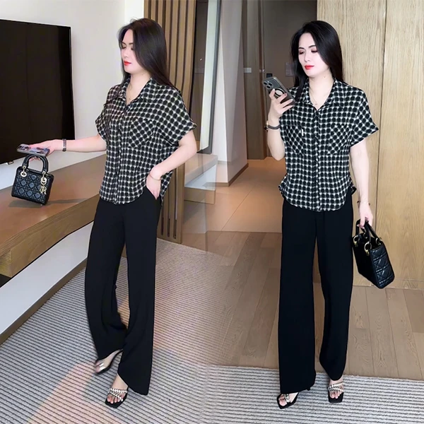 【季颜品牌】夏季穿搭衬衫休闲时尚洋气气质显瘦减龄短袖上衣175