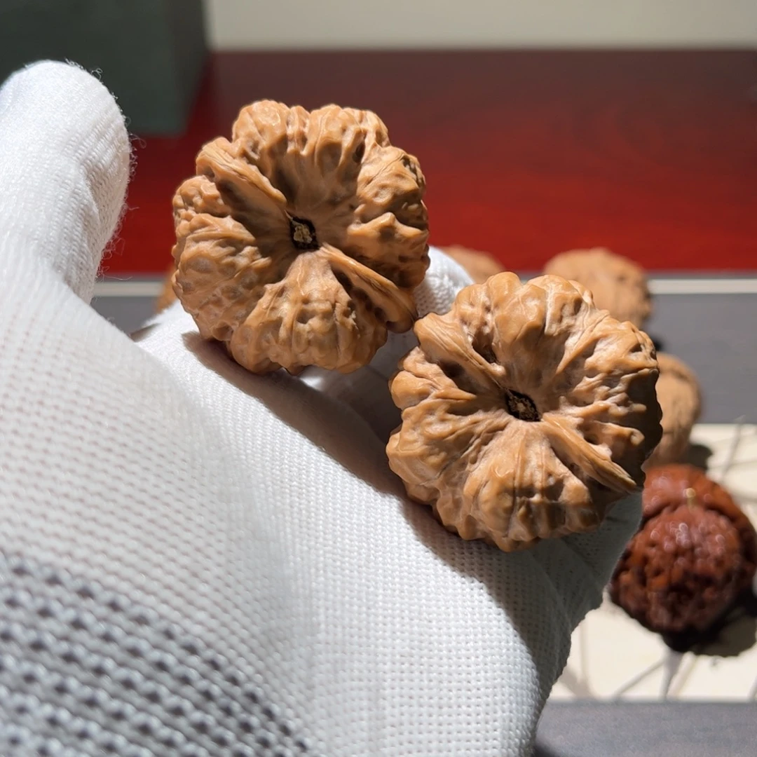 惆***叔吊坠文玩核桃41蛤蟆头