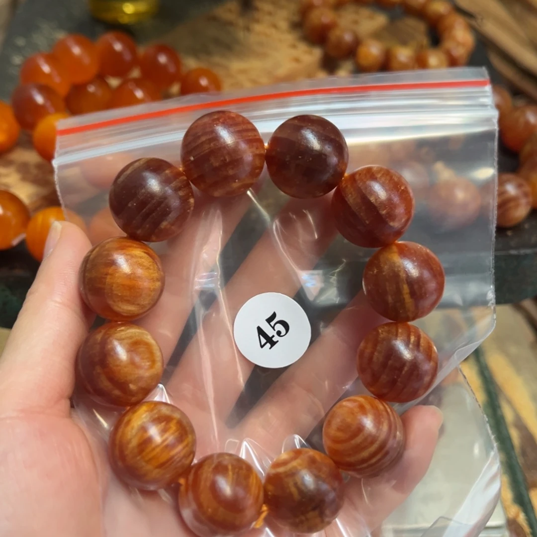 弹***间手串/手链松木（琥珀木）2.0树根三通45号