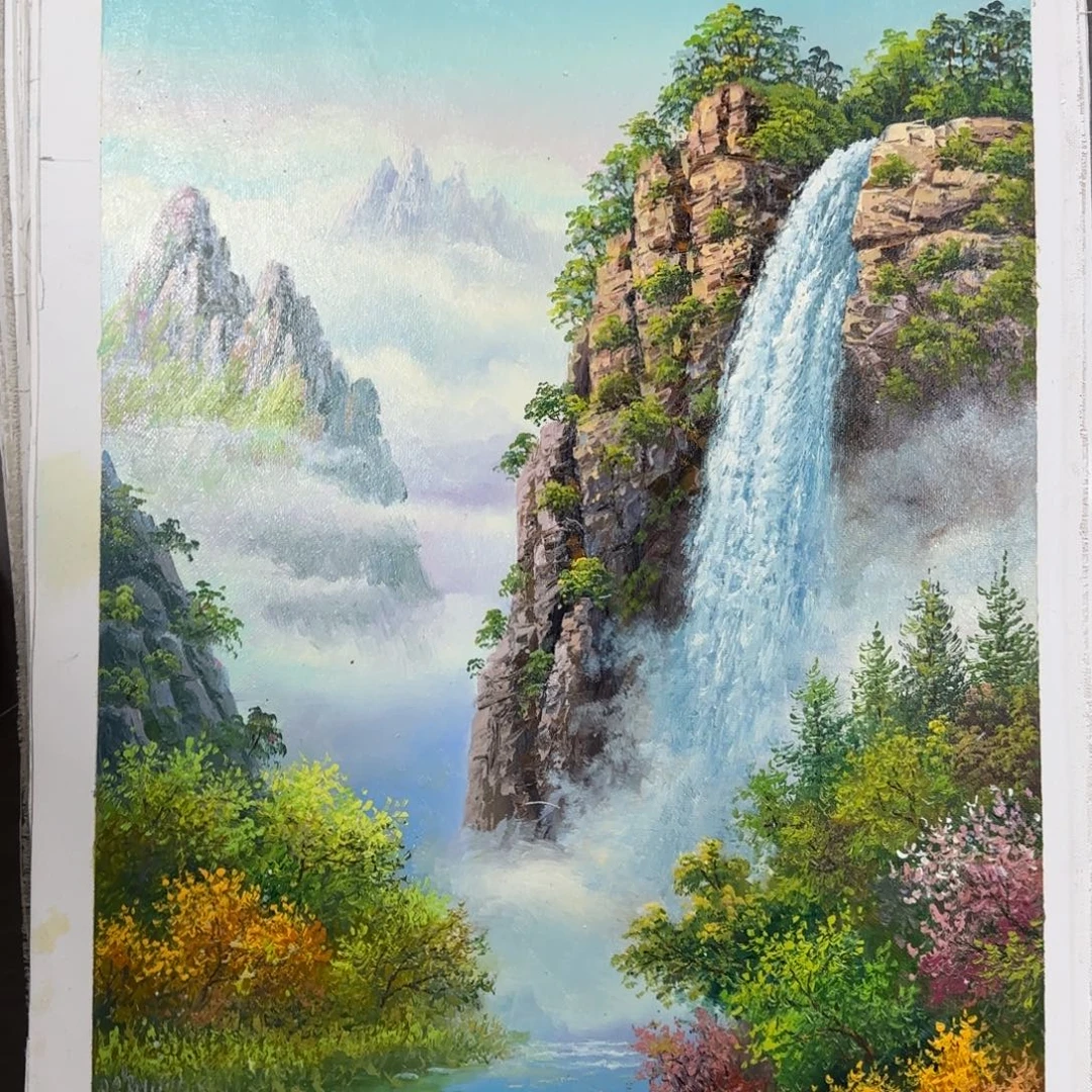 油画加油加油努力加油加油