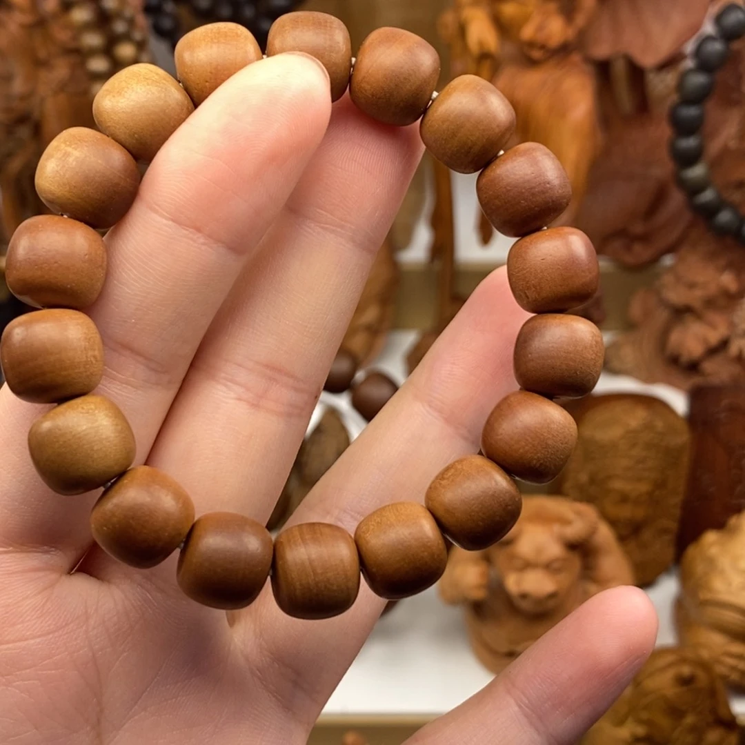 檀香木手串/手链?福利老山檀10*11红奶香微瑕