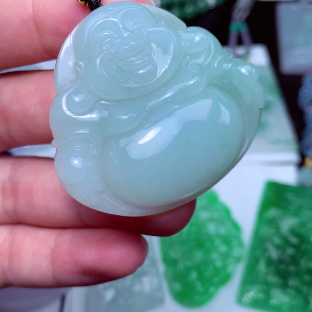 颈饰未镶嵌翡翠天然A货翡翠