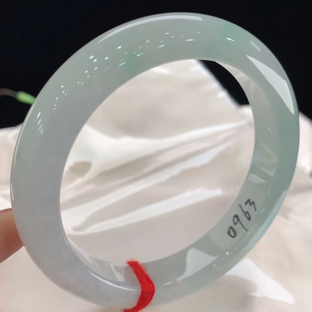 翡翠未镶嵌手镯0963