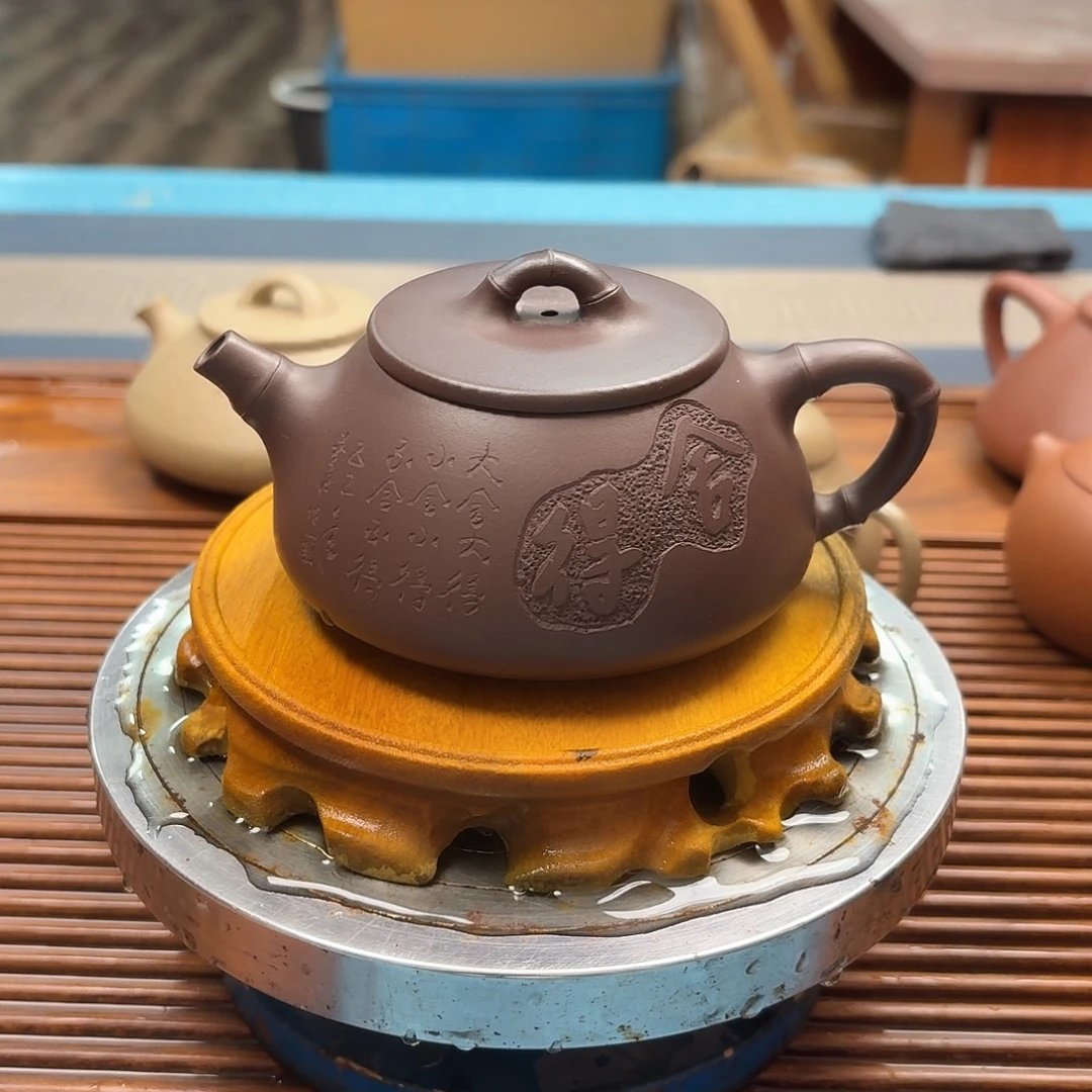茶壶紫砂半手工制作