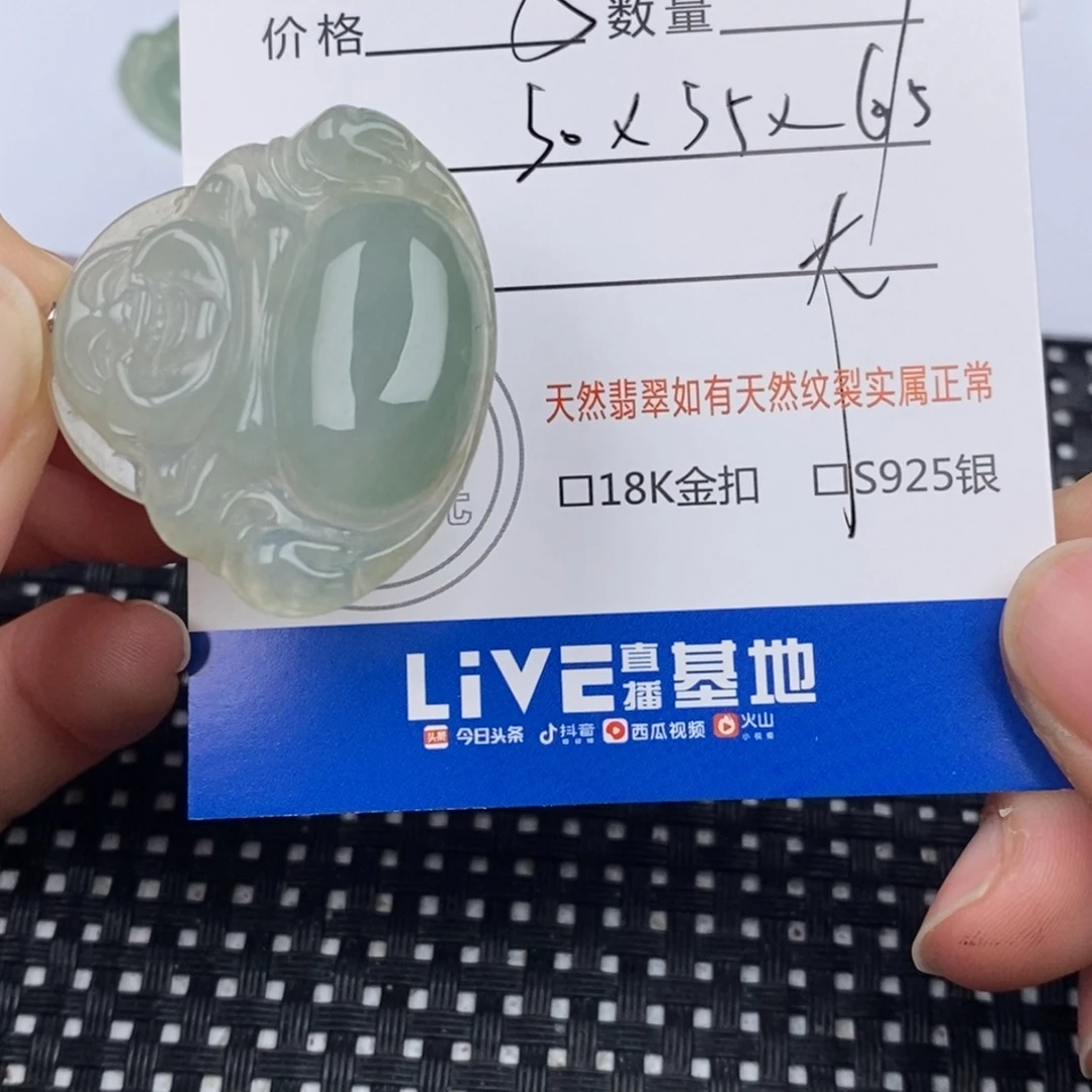 翡翠银S925镶嵌颈饰