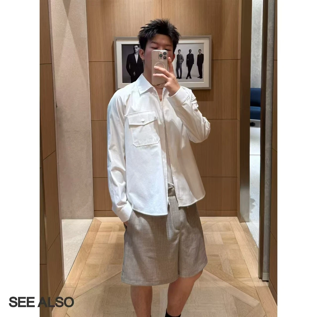 SEE ALSO 25ss“双面丝光长绒棉”新贵松弛老钱风廓形极简衬衫夹克