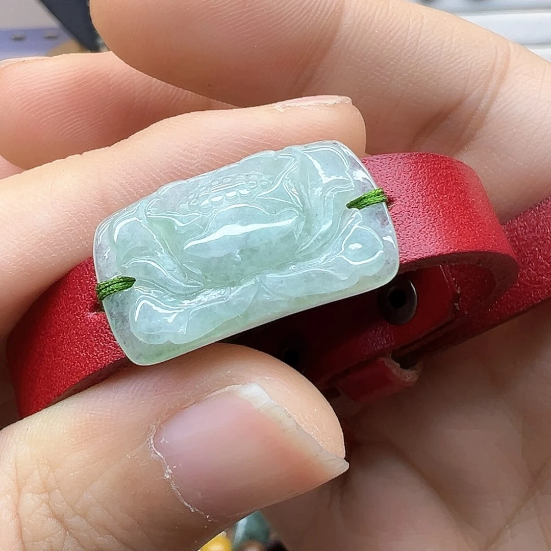 翡翠戒指未镶嵌炸