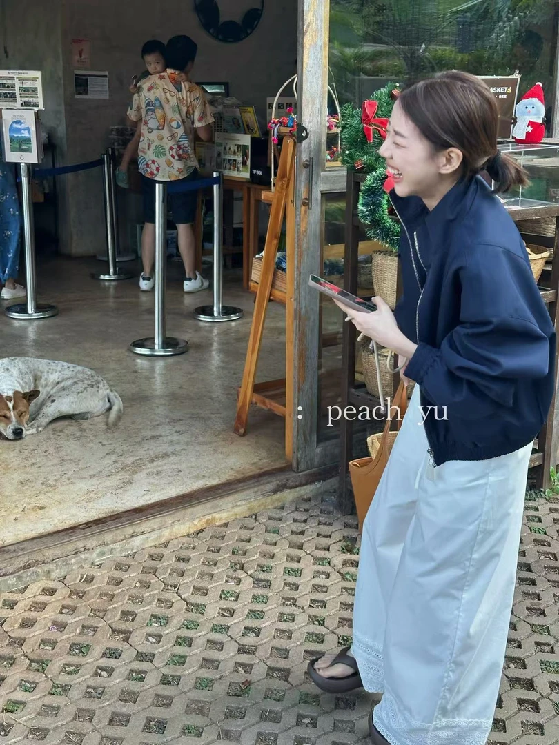 Peach自制 ‘难以拒绝’新款韩系拼接蕾丝花边直筒休闲裤9971