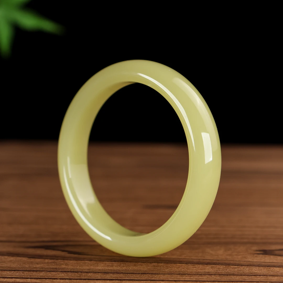 精品鸡油黄正圈手镯多样性发一 033