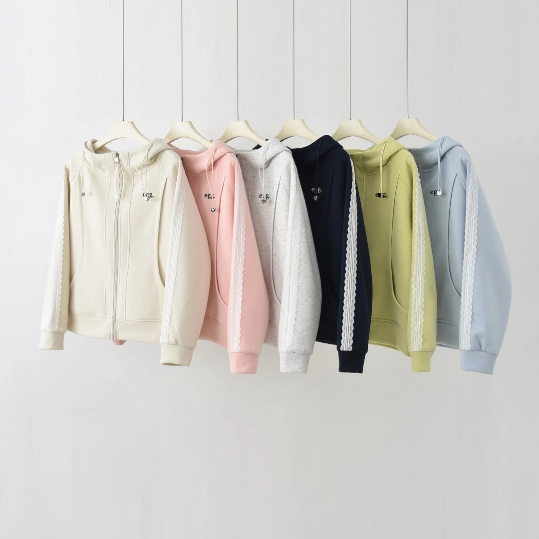 egg.春季新款女装休闲百搭连帽外套Y-656