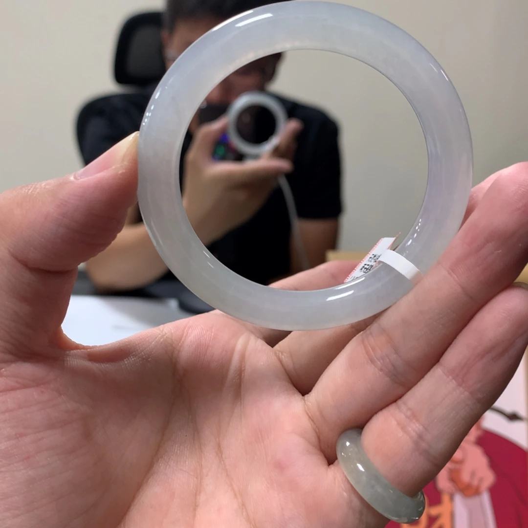 翡翠未镶嵌手镯49号51.5