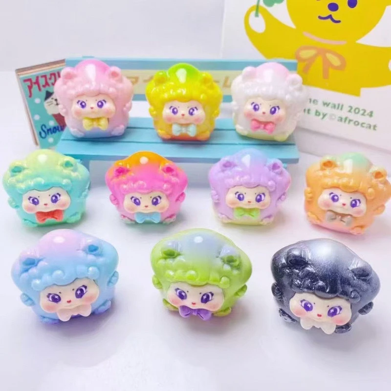 【直播拆袋】立体实色渐变小熊创意摆件可爱手工DIY车载网红