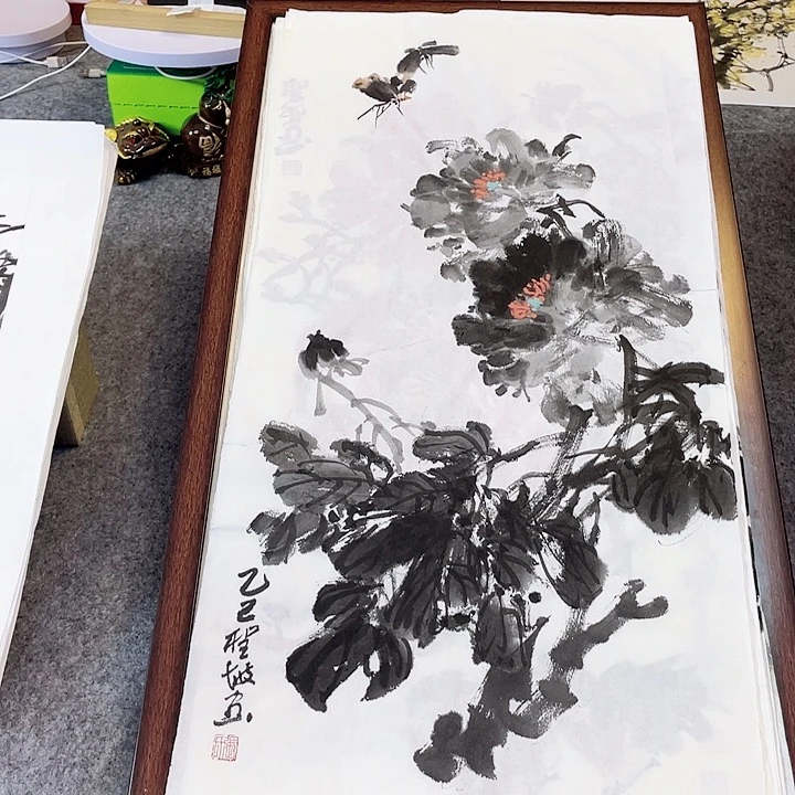 国画张圣敏先生纯手绘作品