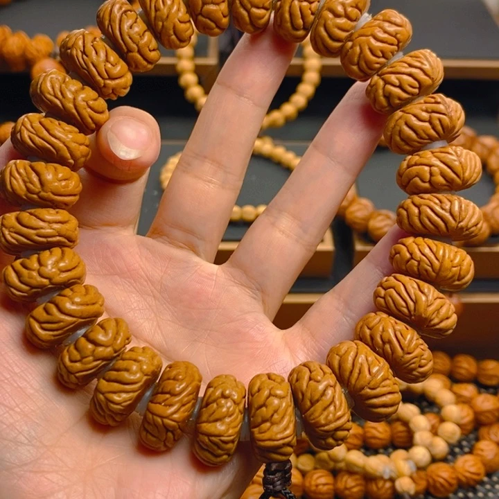 积***子桃核吊坠秦岭森林20