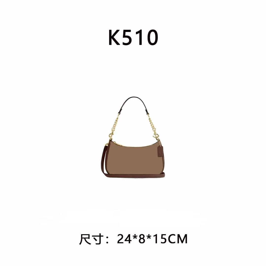 【K510】TERI 月牙包（尺寸24*8*15CM）新款深色老花女包