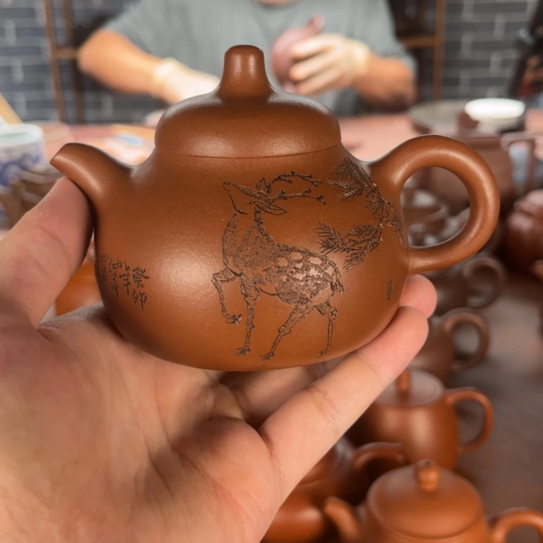茶壶紫砂紫砂壶手工制作一手货源180cc
